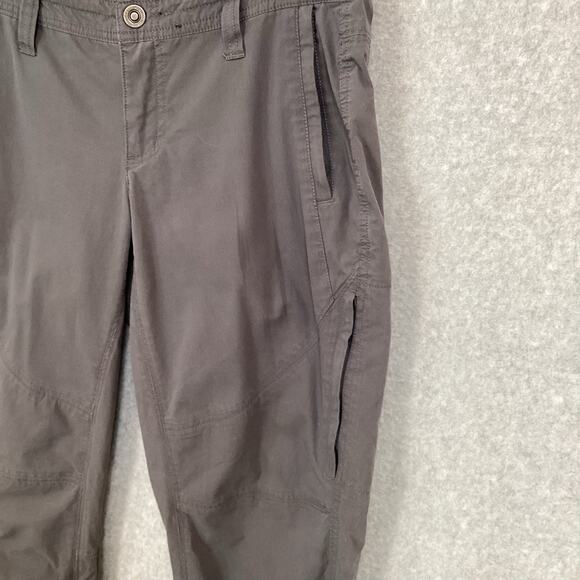 Kuhl Pants Size 8 Short Legendary Hiking Gorpcore Outdoor Active Gray - Picture 4 of 16